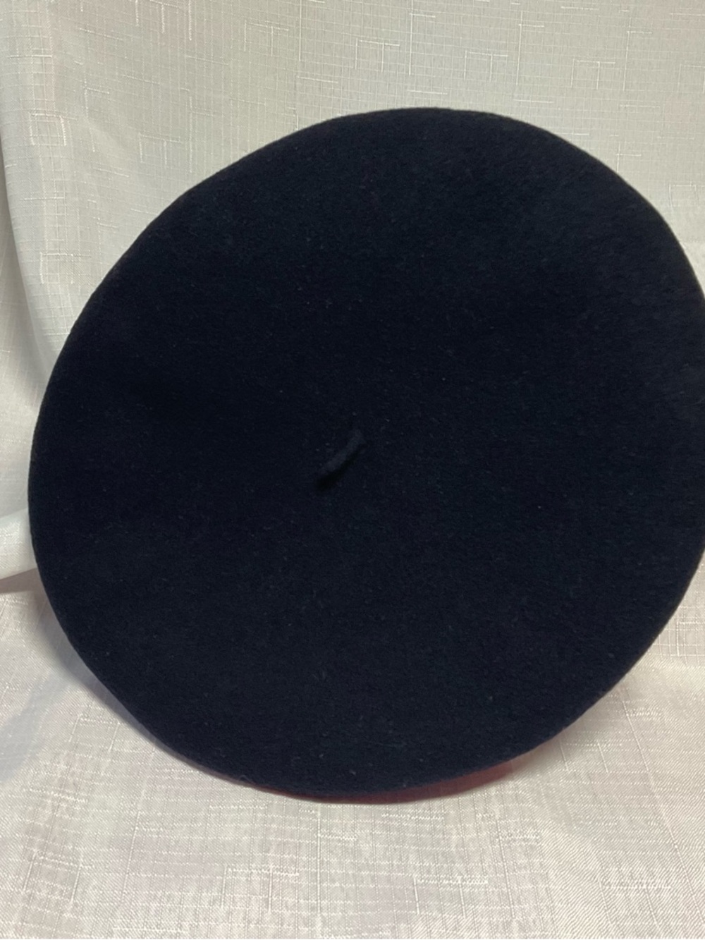 Vrai Basque Vintage Classic Black Wool French Beret